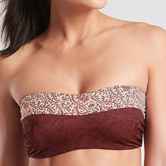 Athleta Aqualuxe Batik Bikini Top - Picture 2 of 3